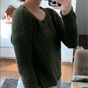 Green sweater